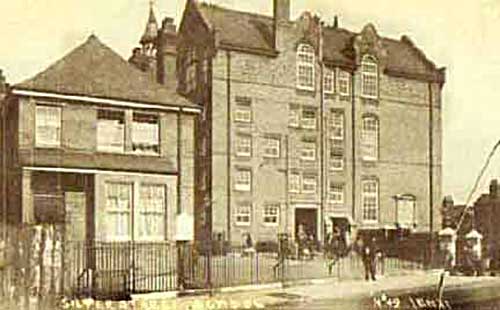 outside view of a Victorian urban school
