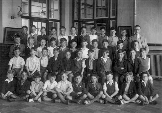 A class in Silver Street School, Edmonton in the mid 1930s