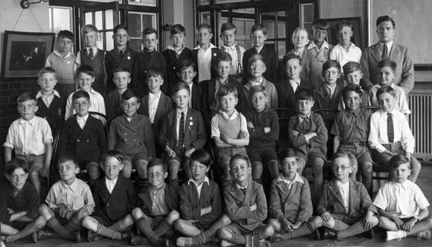 A class in Silver Street School, Edmonton in the mid 1930s