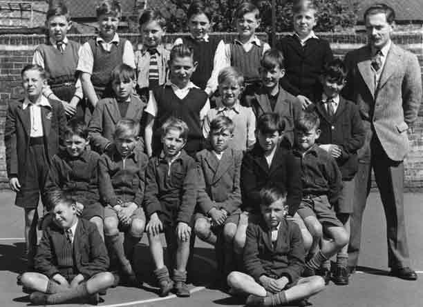 A class at Silver Street School, Edmonton, north London in 1952