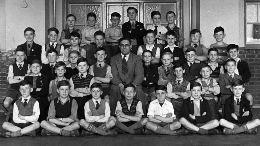 Another class at Silver Street School, Edmonton, north London about 1952