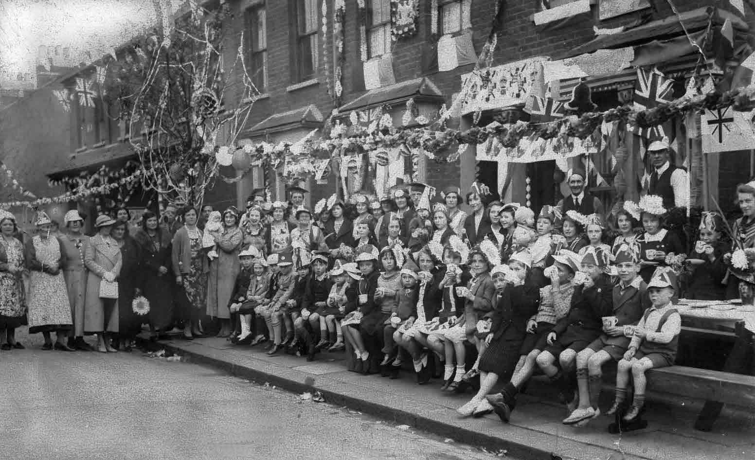 coronation street party of King George Vi