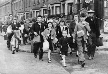 evacuation day, Silver Street School, Edmonton