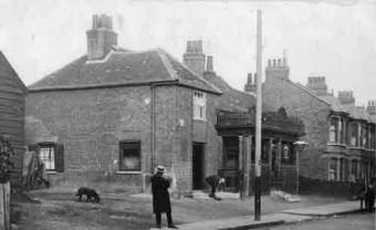 The old Bull Inn, Edmonton, before 1904.