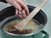 Stock cube(s), dripping with flour water