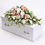 baby coffin - white