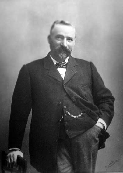 photo of E.G.Cole which hung in the committee room where the Board of Guardians 