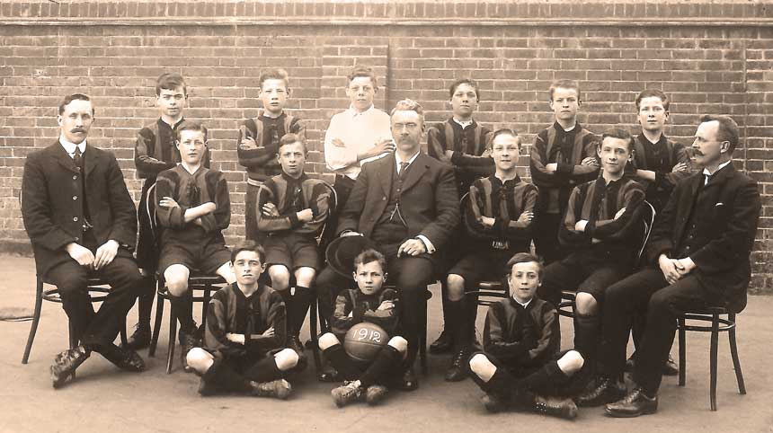 Silver Street School football team, 1912
