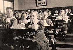 All boys tiered classroom 1 of 2, c1910