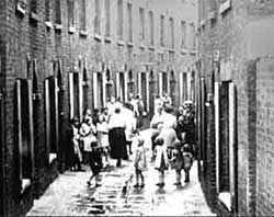slums in England.