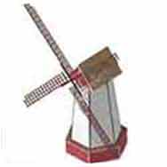 drawing of a windmill