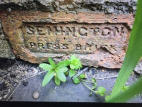 Brick made at the Pill Pottery