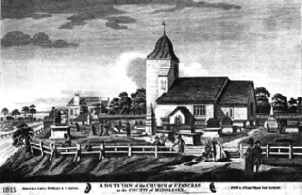 St Pancras Old Church 1815